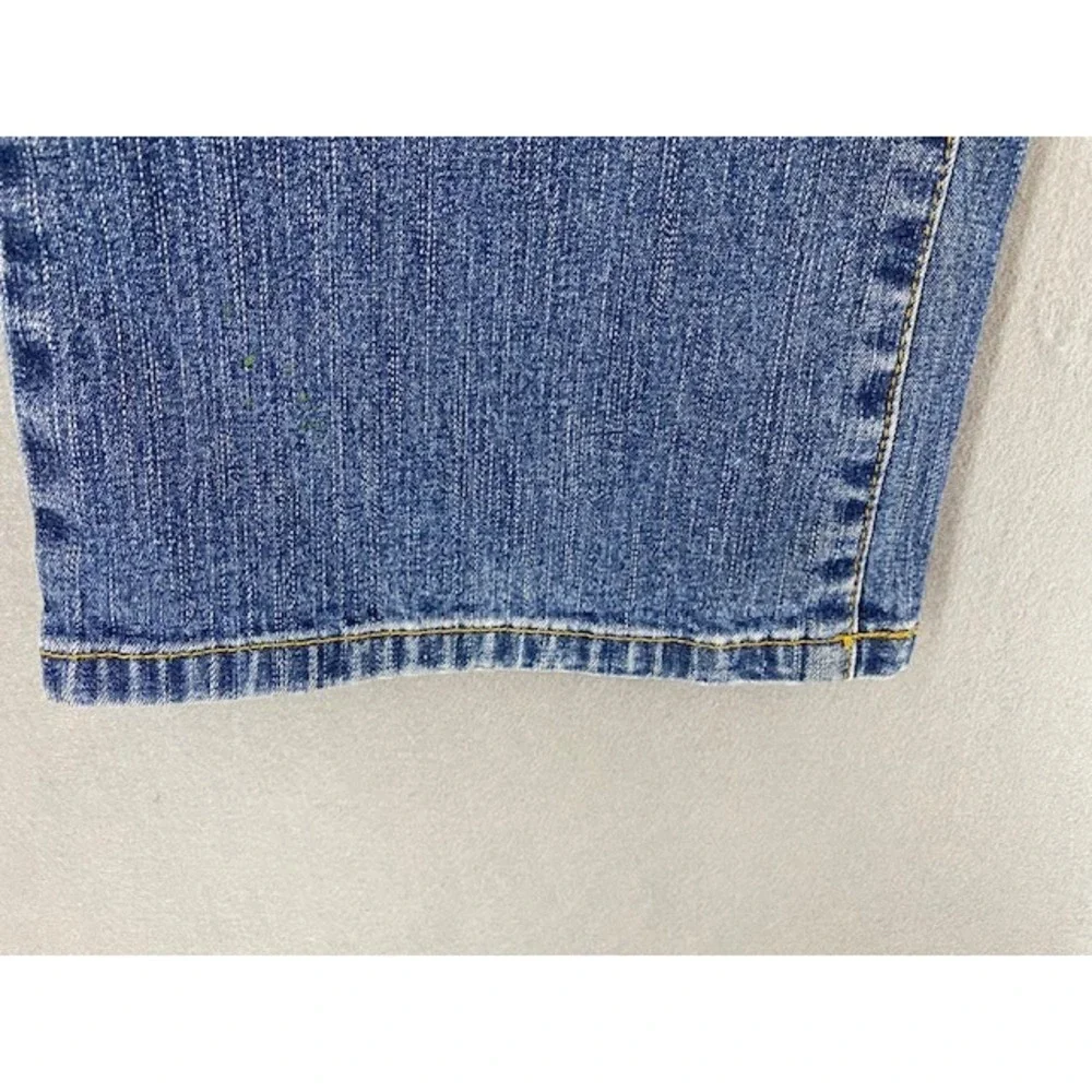 Michael Kors Womens Size 6/31 Blue Wash‎ Denim Bootcut Jeans Embellished Pockets